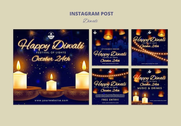 Messages Instagram De Célébration De La Fête Des Lumières