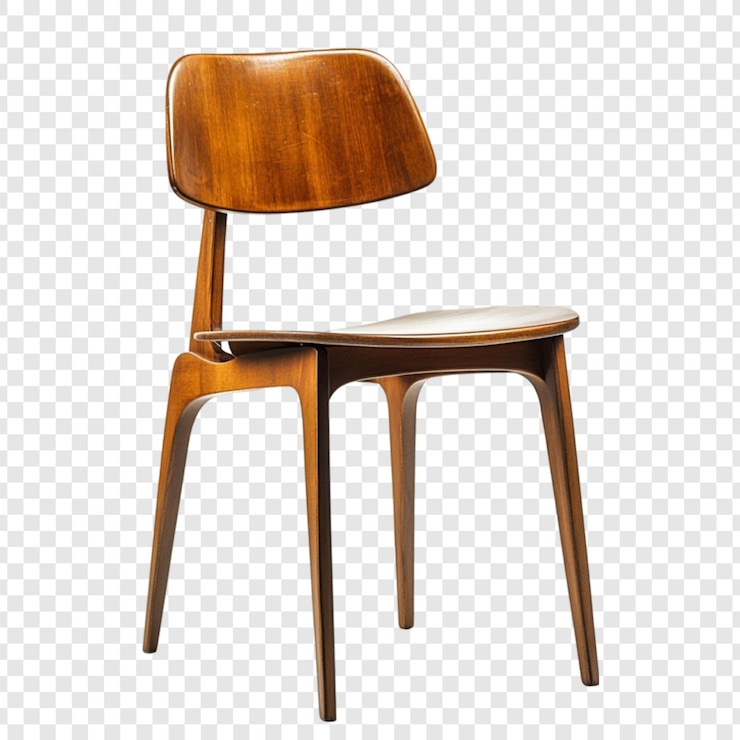 PSD gratuit meubles de conception de chaises en bois modernes du milieu du siècle décoration de la maison