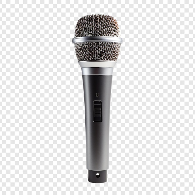 PSD gratuit microphone isolé sur fond transparent