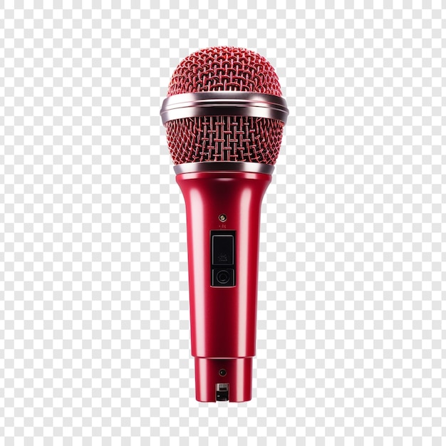 PSD gratuit microphone isolé sur fond transparent