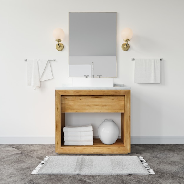 mobilier de salle de bain moderne