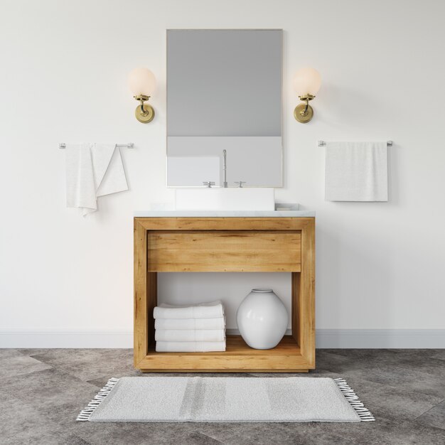 mobilier de salle de bain moderne