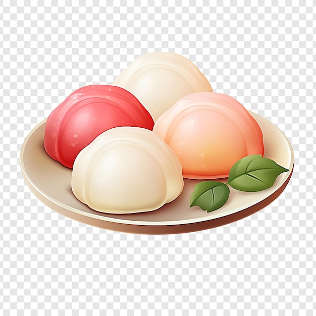 PSD gratuit mochi isolé sur fond transparent