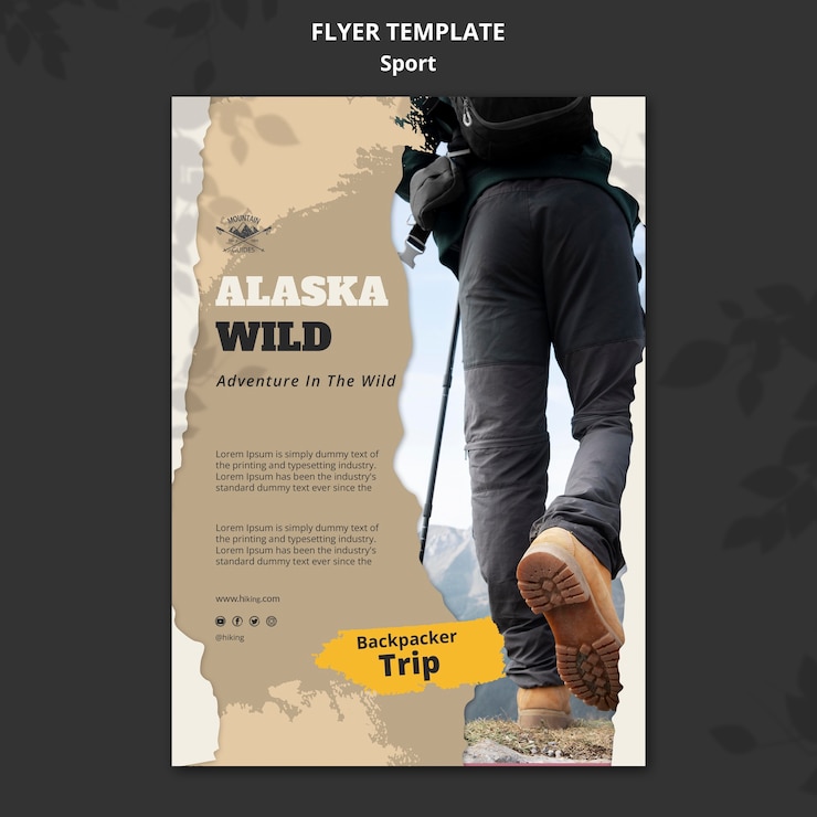 PSD gratuit modèle d'affiche de concept d'élaboration