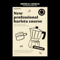 PSD gratuit modèle d'affiche de la journée internationale du café