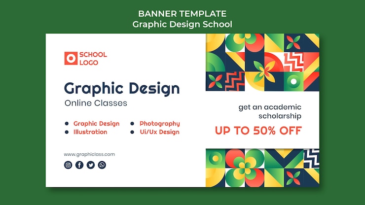 PSD gratuit modèle de bannière de conception graphique