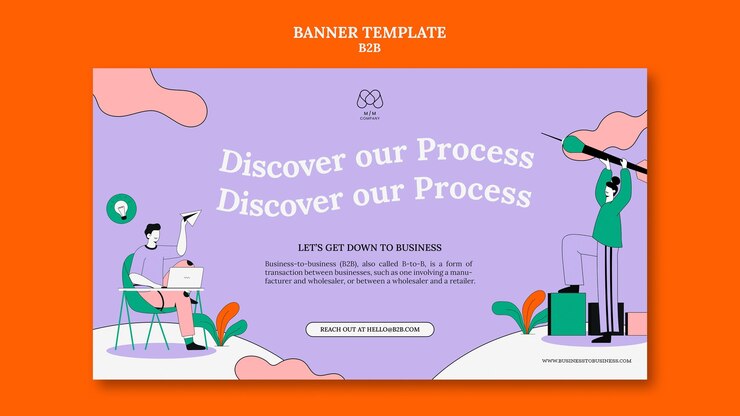 PSD gratuit modèle de bannière d'entreprise à entreprise