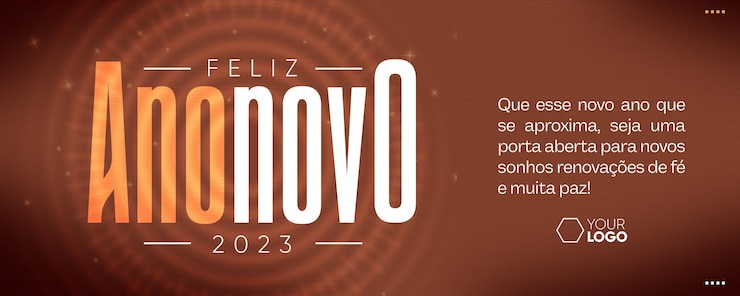 PSD gratuit modèle de bannière de médias sociaux instagram nouvel an 2023