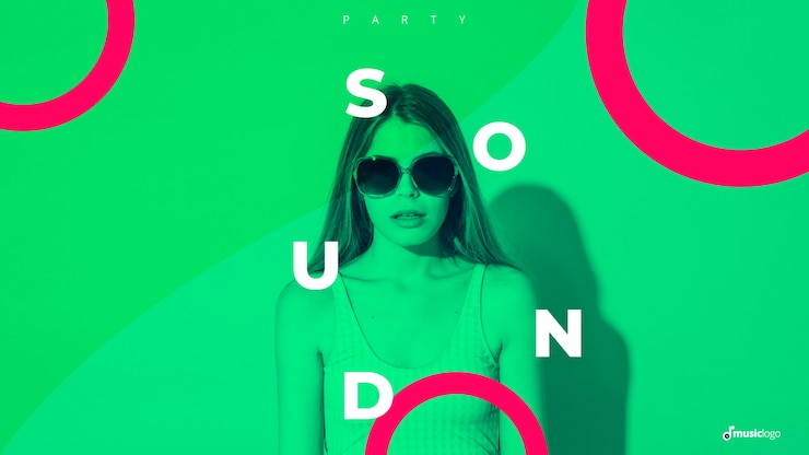 PSD gratuit modèle de bannière pour le festival du son