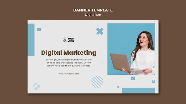 Modèle de bannière publicitaire d'entreprise