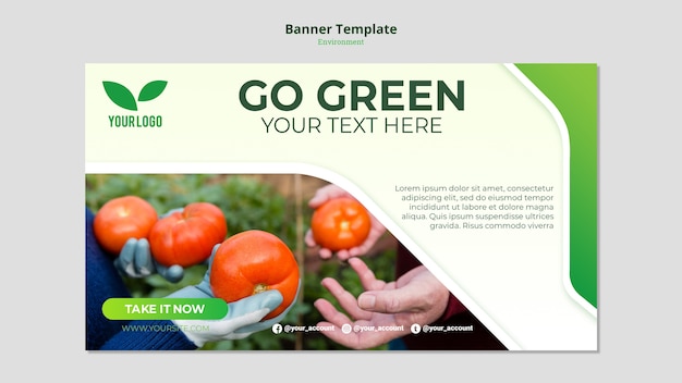 PSD gratuit modèle de bannière de tomates adultes