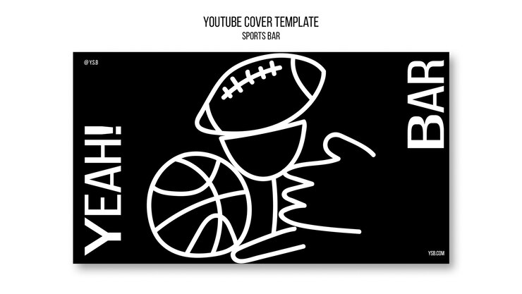 PSD gratuit modèle de barre de sport design plat