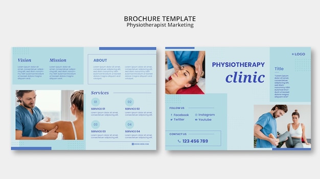 Modèle De Brochure De Marketing De Physiothérapeute