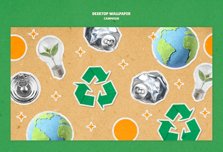 PSD gratuit modèle de campagne pour le développement durable