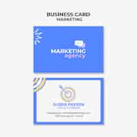 PSD gratuit modèle de carte de visite de stratégie marketing