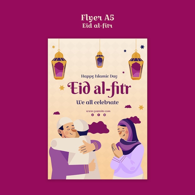 Modèle de célébration de l'Aïd al-Fitr