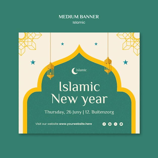 modèle de célébration du Nouvel An islamique