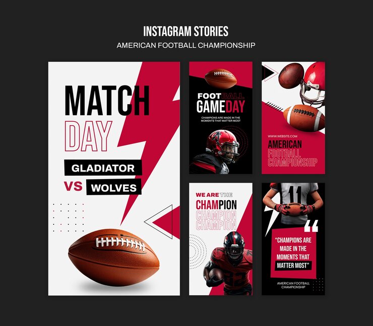 PSD gratuit modèle de championnat de football américain