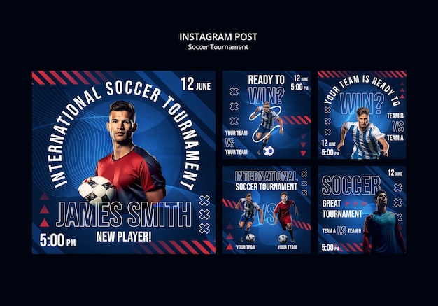 Modèle de champions de football