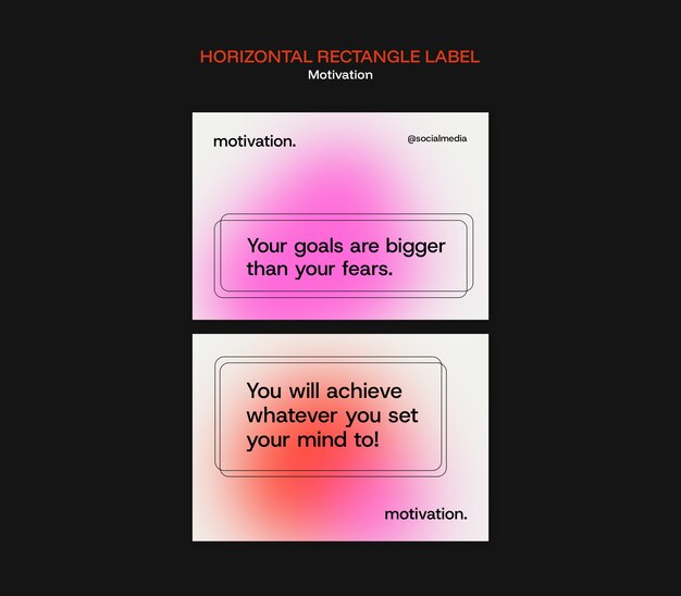 Modèle de citations motivationnelles créatives