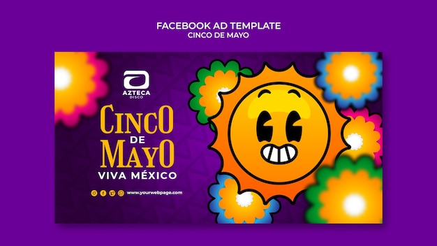 Modèle Coloré De Cinco De Mayo