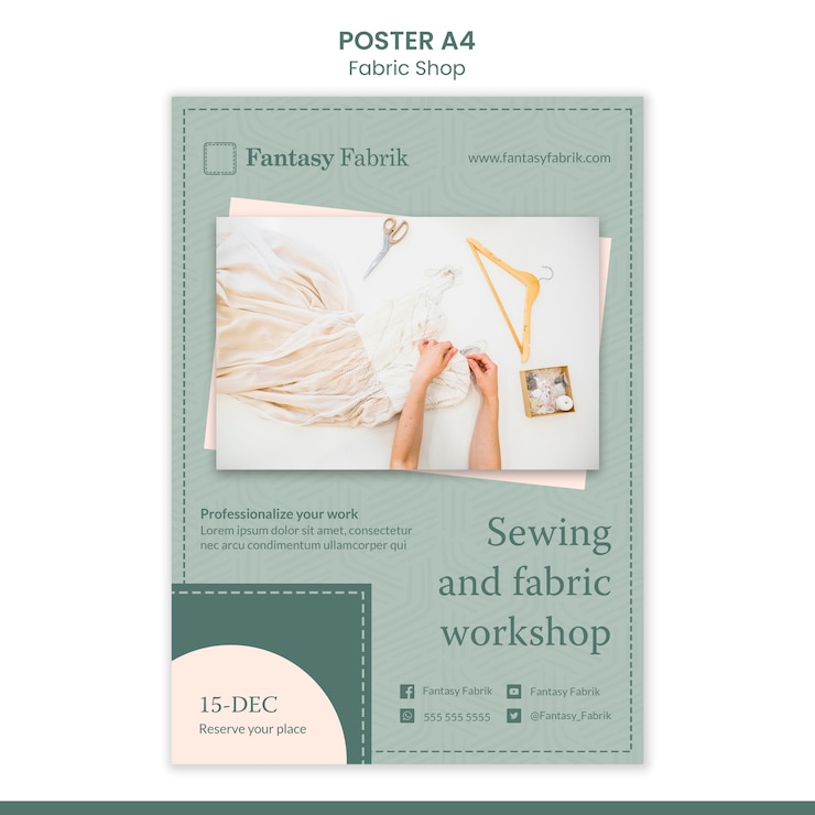 PSD gratuit modèle de concept d'affiche de mode