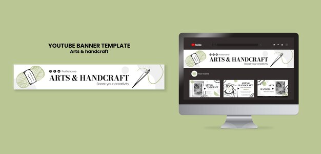 Modèle de conception d'art et d'artisanat