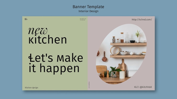 PSD gratuit modèle de conception de bannière de design d'intérieur