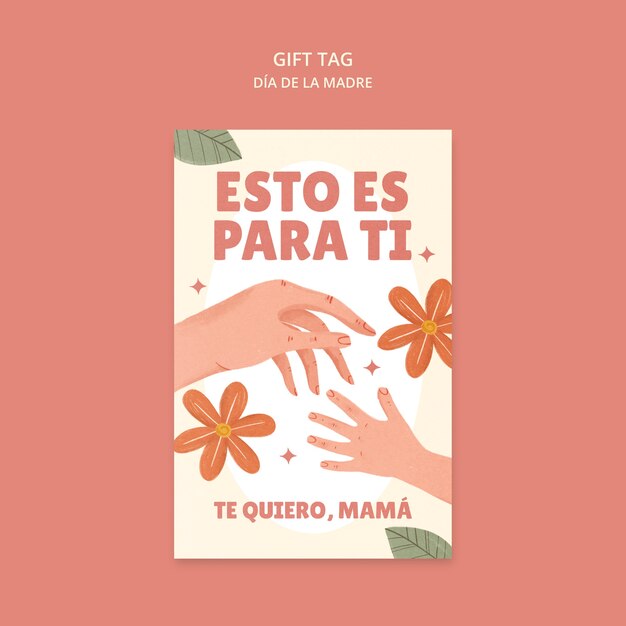 Le modèle de conception de Dia de la madre