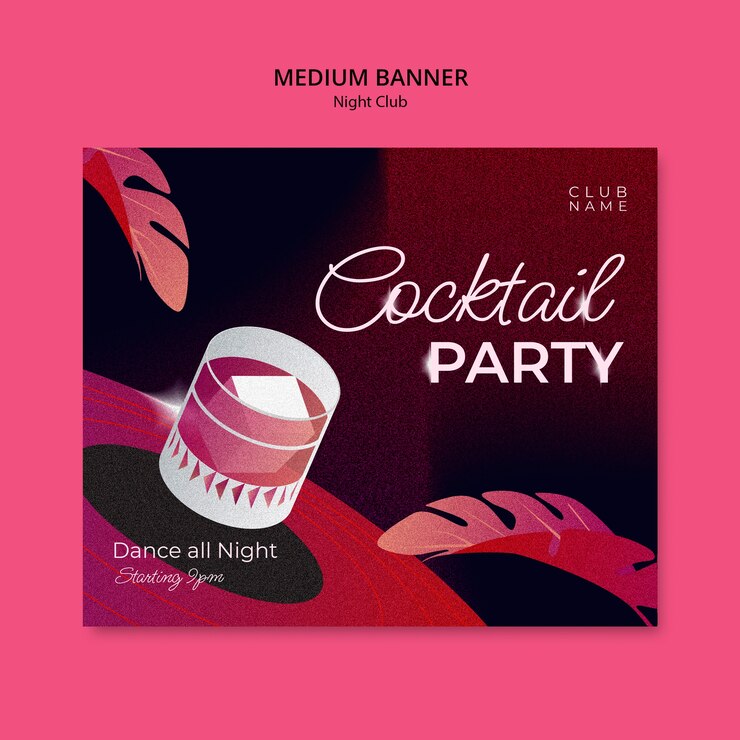 PSD gratuit modèle de conception du club de nuit
