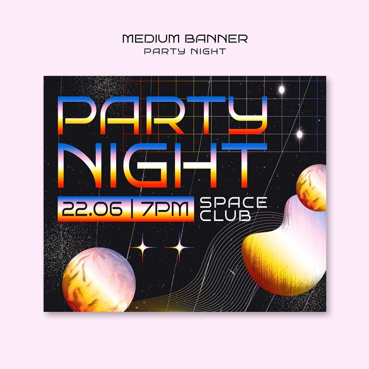 PSD gratuit modèle de conception du club de nuit