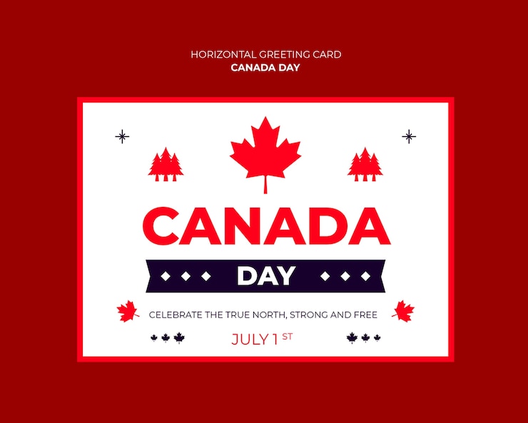 PSD gratuit modèle de conception du jour du canada