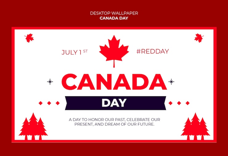 PSD gratuit modèle de conception du jour du canada