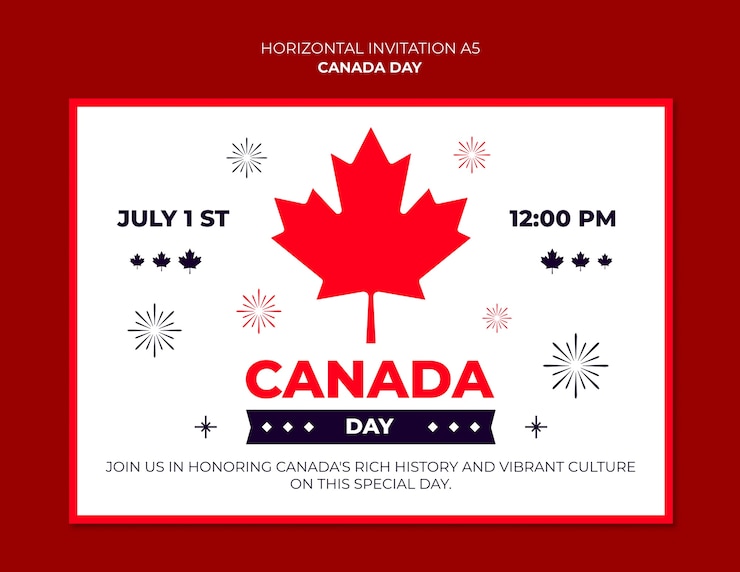 PSD gratuit modèle de conception du jour du canada