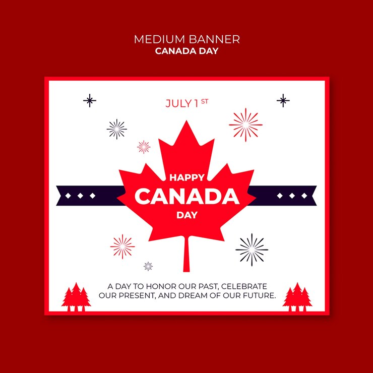 PSD gratuit modèle de conception du jour du canada