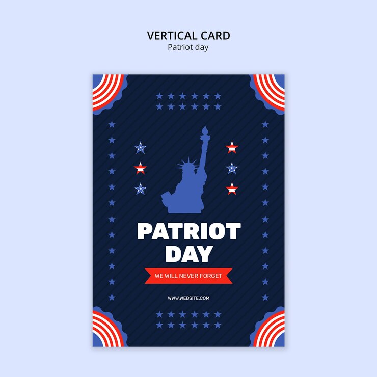 PSD gratuit modèle de conception du jour du patriote