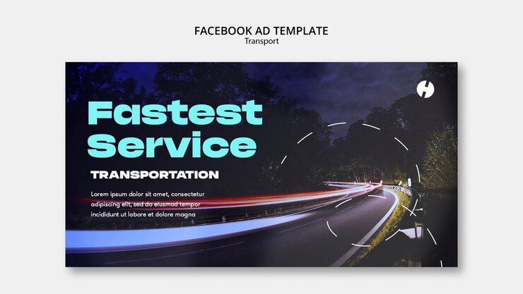 PSD gratuit modèle de conception du transport plat