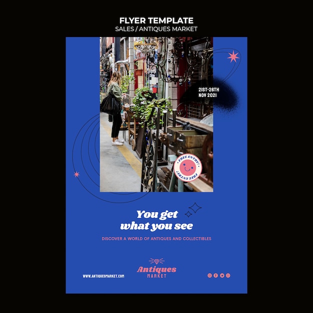 PSD gratuit modèle de conception de flyer de vente