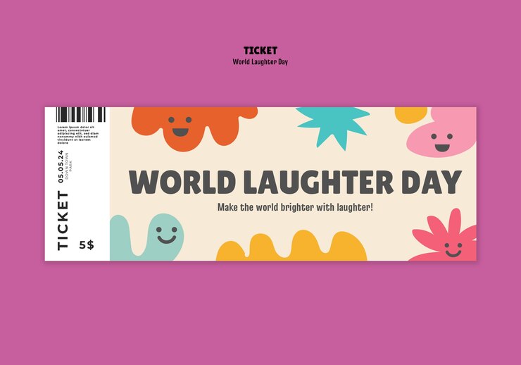 PSD gratuit modèle de conception de la journée mondiale du rire