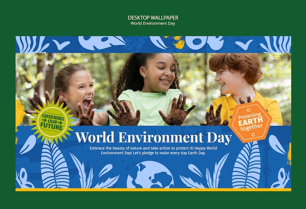 PSD gratuit modèle de conception de la journée mondiale de l'environnement