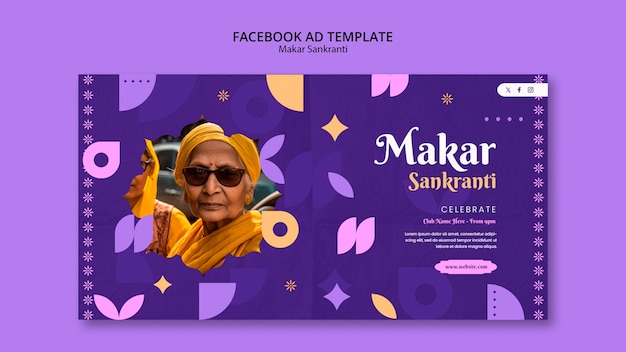 PSD gratuit le modèle de conception de makar sankranti