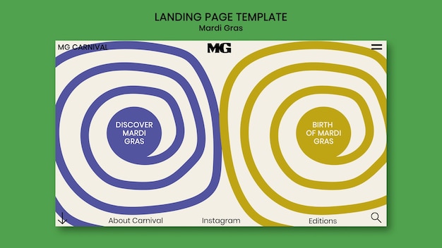 Le Modèle De Conception De Mardi Gras
