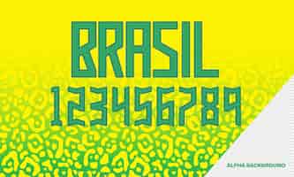 PSD gratuit modèle de coupe du monde brésil 2022