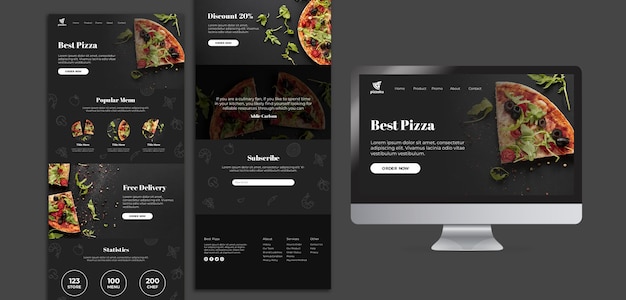 Modèle de cuisine italienne