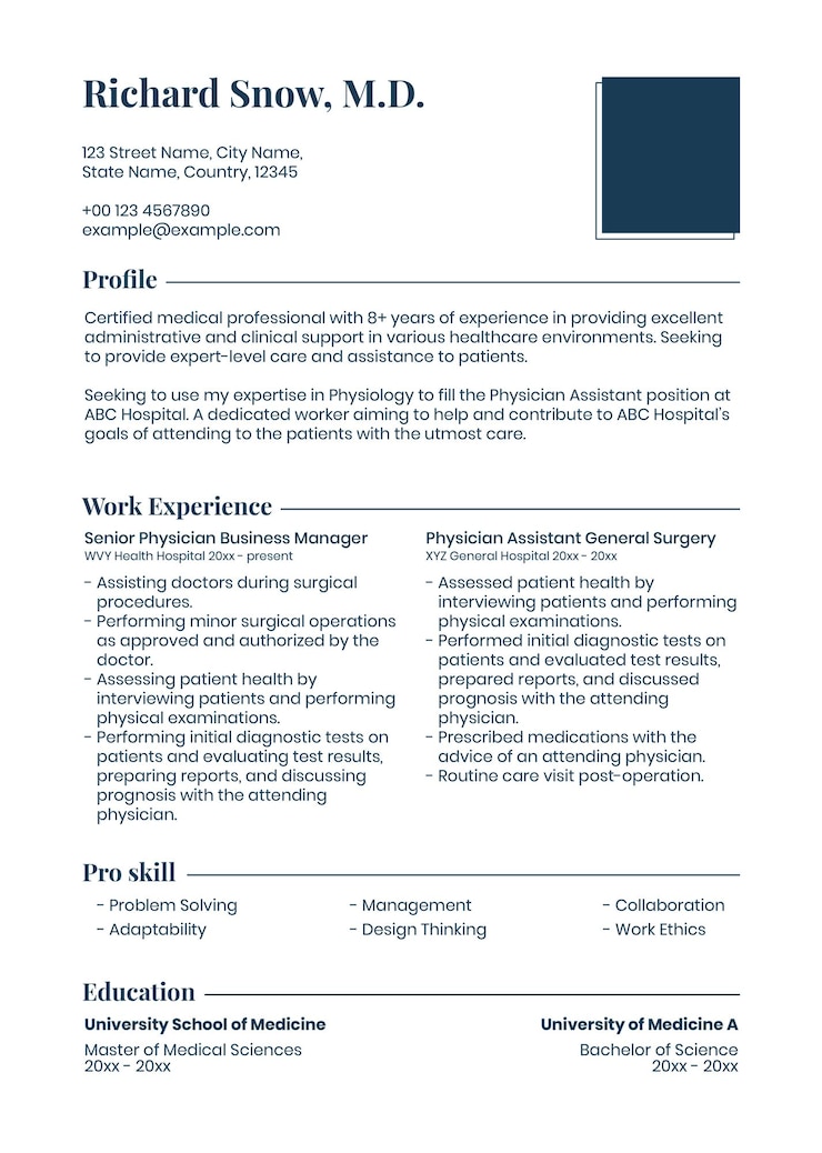 PSD gratuit modèle de cv modifiable psd au design épuré avec photo