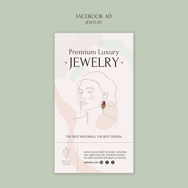 Modèle d'entreprise de boutique de bijoux