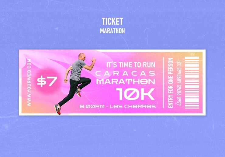 PSD gratuit modèle d'événement de marathon