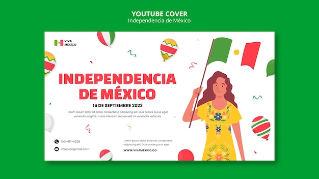 Modèle De Fête De L'indépendance Mexicaine Design Plat