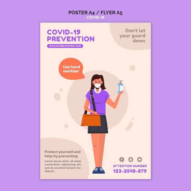 Modèle de Flyer Covid 19