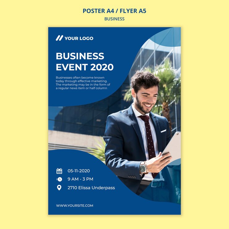 PSD gratuit modèle de flyer d'entreprise